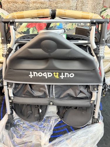 Out about double stroller - double,
